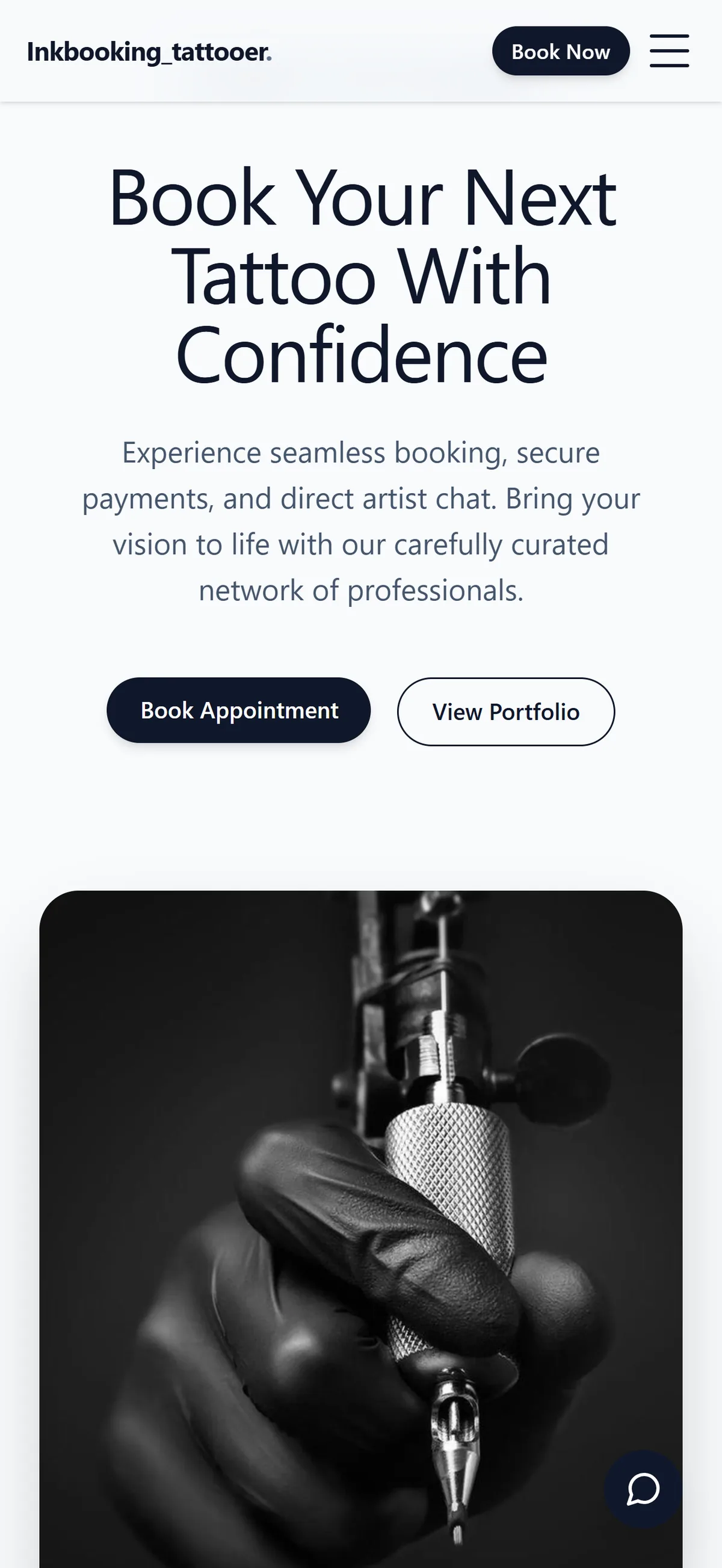 Inkbooking Tattoo Studio mobile screenshot