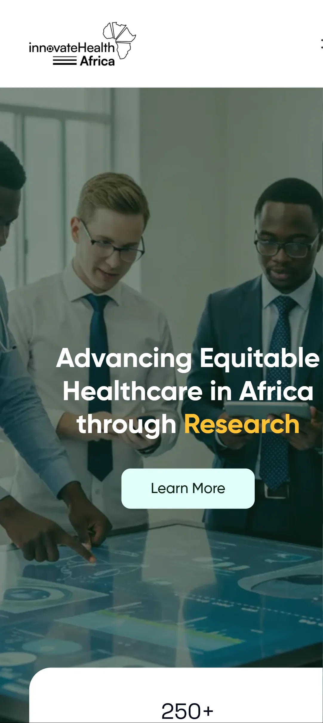 Innovate Health Africa mobile screenshot